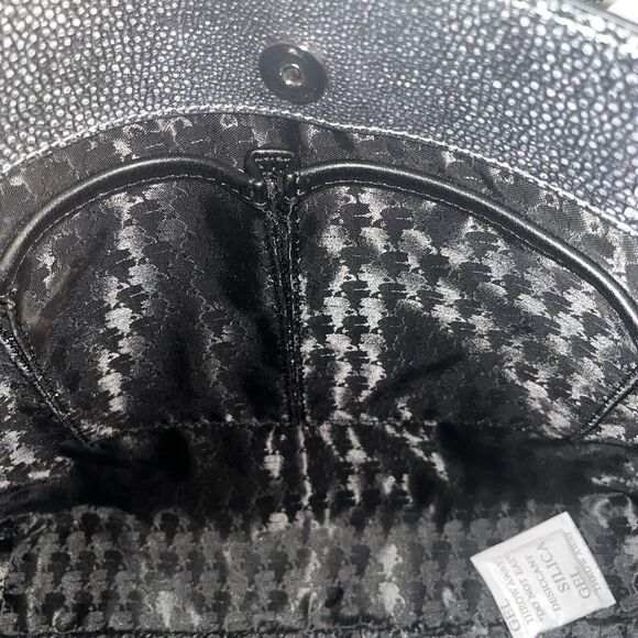 Karl Lagerfeld Maybelle Grey Faux Snakeskin Tote NWT $228 Retail - Picture 7 of 13